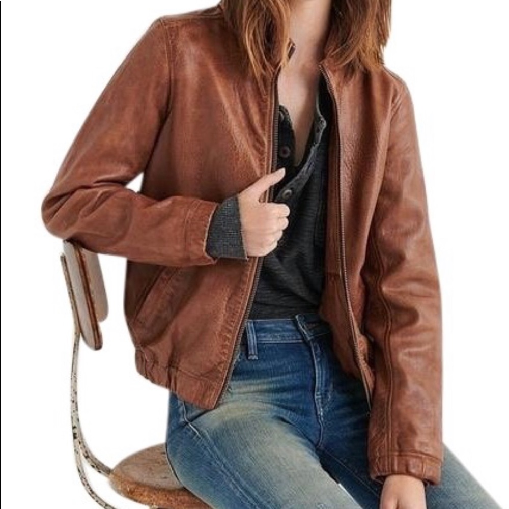 Lucky brand Ava leather jacket S